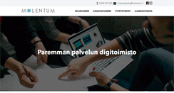 Desktop Screenshot of molentum.fi