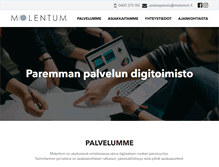 Tablet Screenshot of molentum.fi